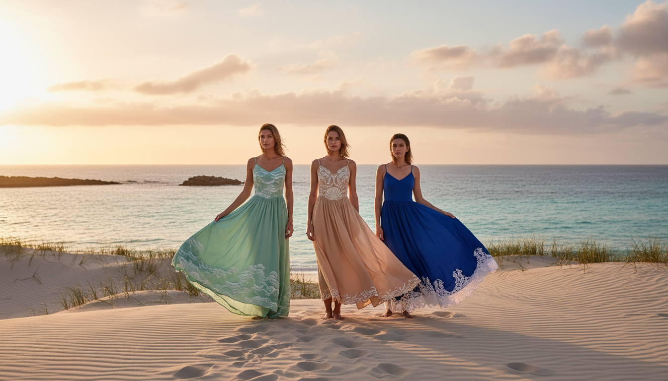 Color Palettes Inspired by Coastal Living - dresses | LEXAZI