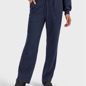 Drawstring Waist Pants with Pockets for Coastal Leisure - image 3