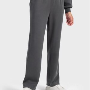 Drawstring Waist Pants with Pockets for Coastal Leisure - image 4
