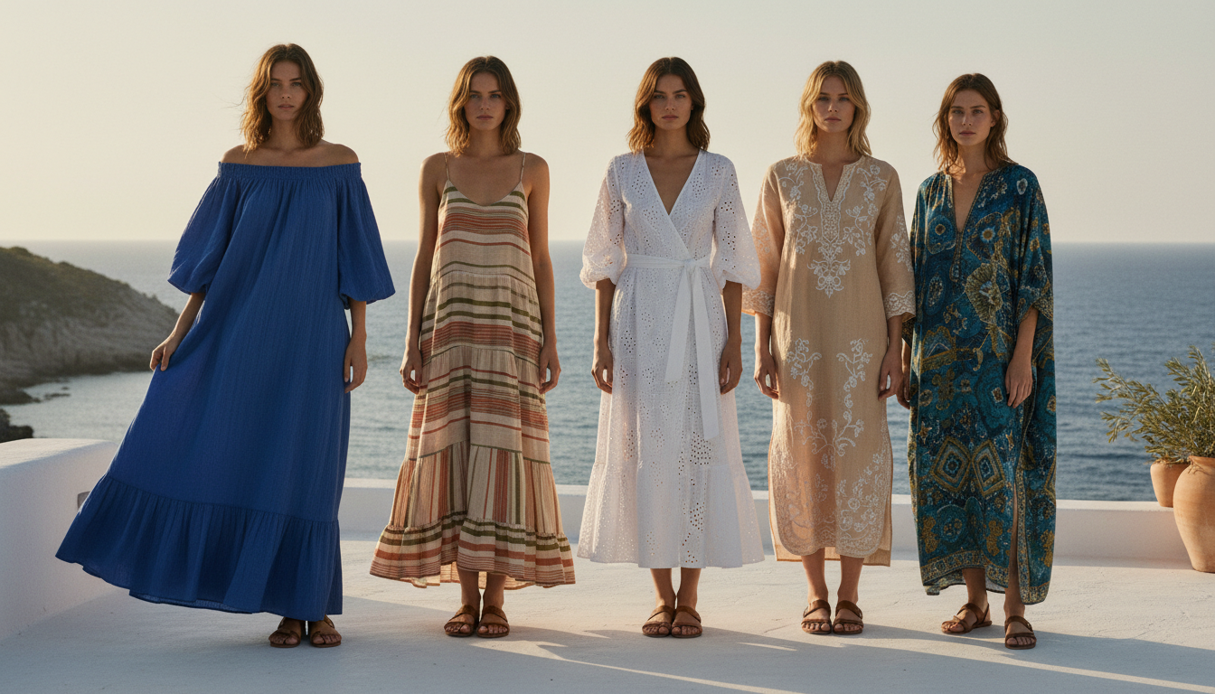 Essential Silhouettes That Define the Mediterranean Look - dresses | LEXAZI