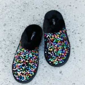 Faux Fur Sequin Slippers – Cozy Glam for Your Resort Getaway - image 5