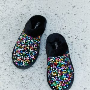 Faux Fur Sequin Slippers – Cozy Glam for Your Resort Getaway - image 6