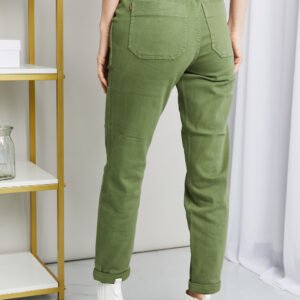 Drawstring Waist Jeans with Pockets for Casual Resort Style - image 5