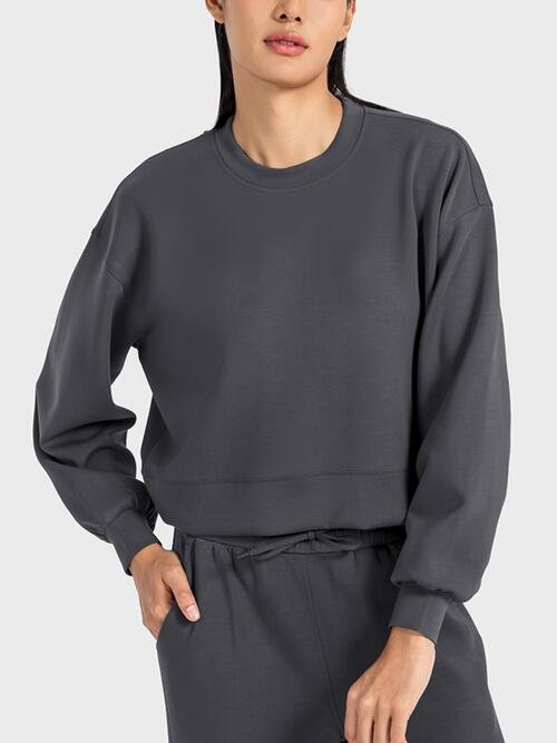 Relaxed Drop Shoulder Top for Casual Resort Style - alternate view