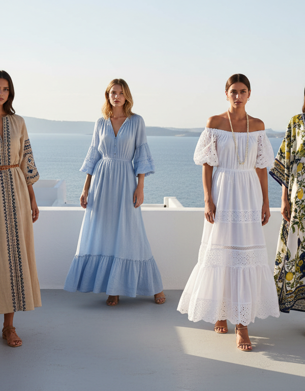 The Timeless Appeal of Mediterranean Dress Aesthetics - dresses | LEXAZI