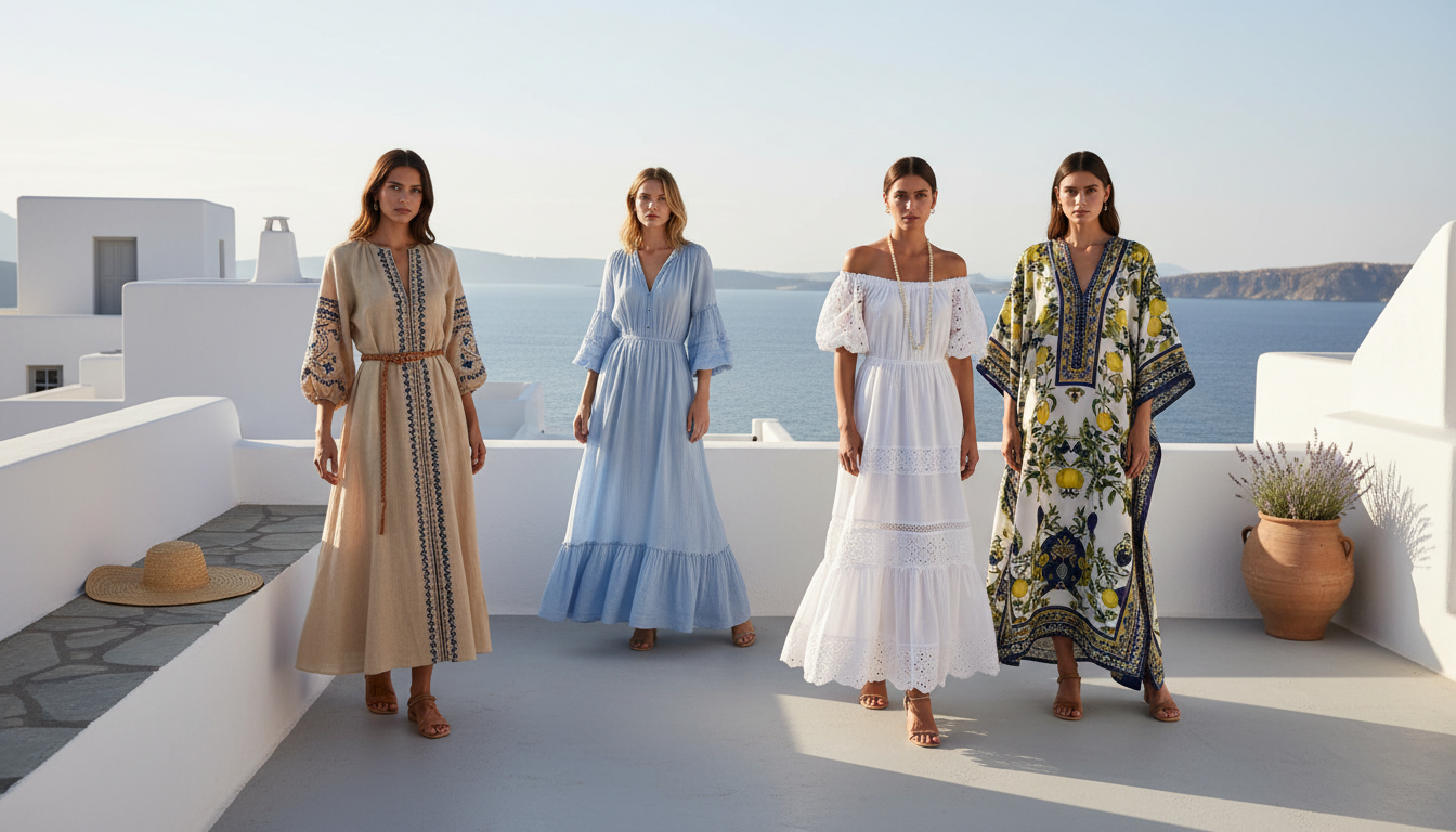 The Timeless Appeal of Mediterranean Dress Aesthetics - dresses | LEXAZI