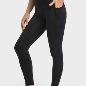 V-Waist Yoga Leggings with Pockets for Coastal Workouts - image 6