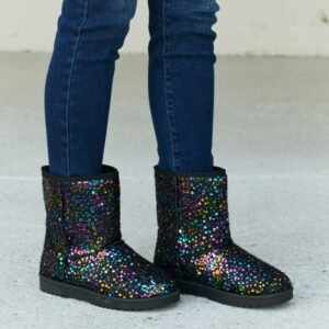 Women's Sequin Snow Boots for Après-Ski Style - image 5