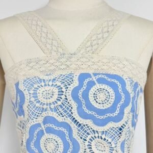 A Line Dresses for Women: Lace Tiered Midi Dress - image 6