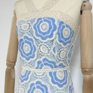 A Line Dresses for Women: Lace Tiered Midi Dress - image 7