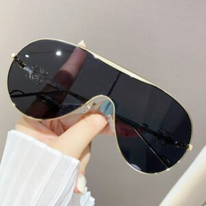 Gradient Aviator Sunglasses - Metal Frame UV400 Protection - image 5