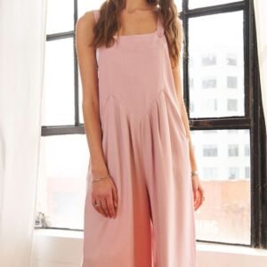 ADORA Square Neck Wide Leg Overalls – Mauve - image 6