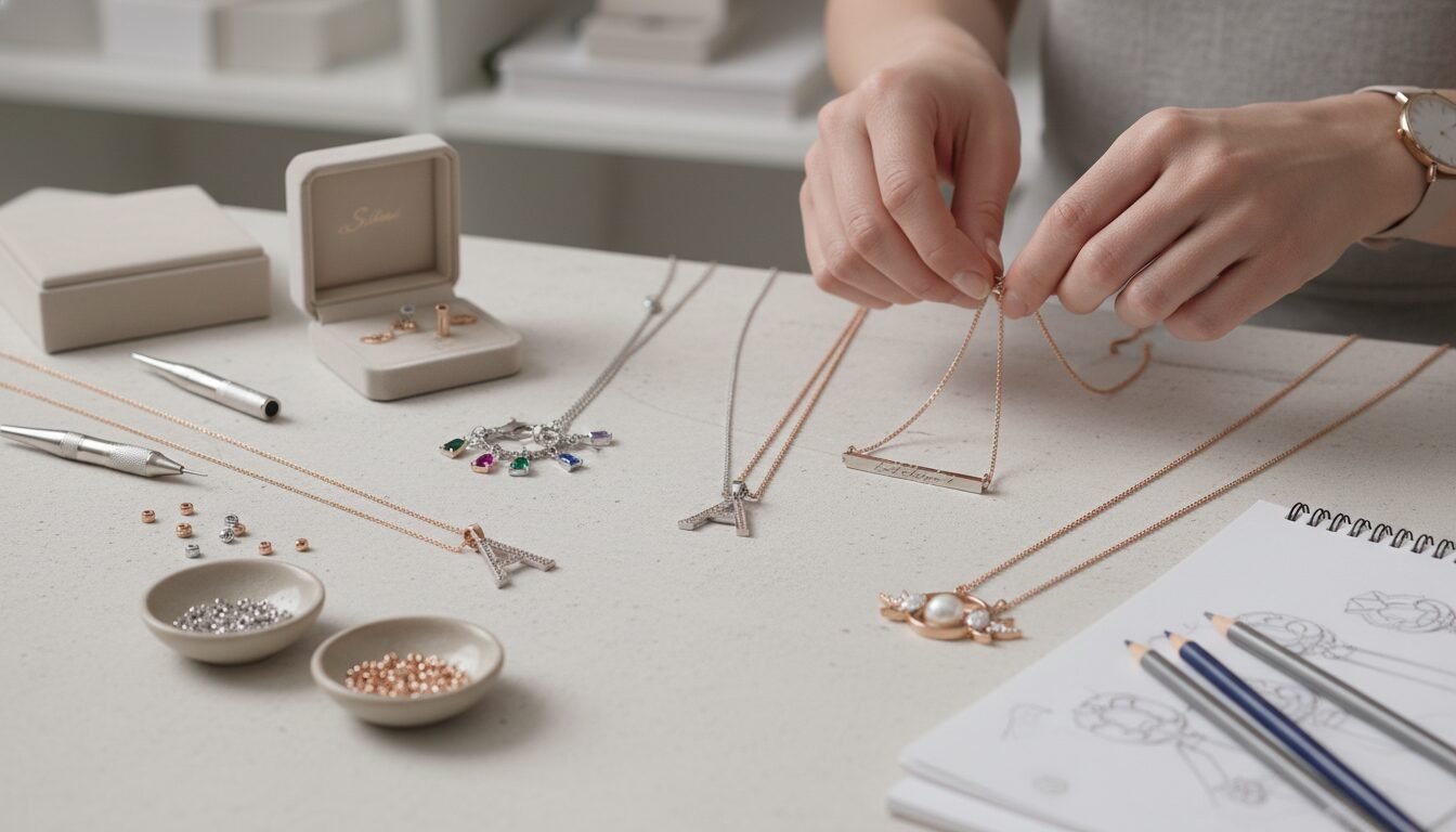 Personalization and Custom Design Options - affordable luxury necklaces | LEXAZI