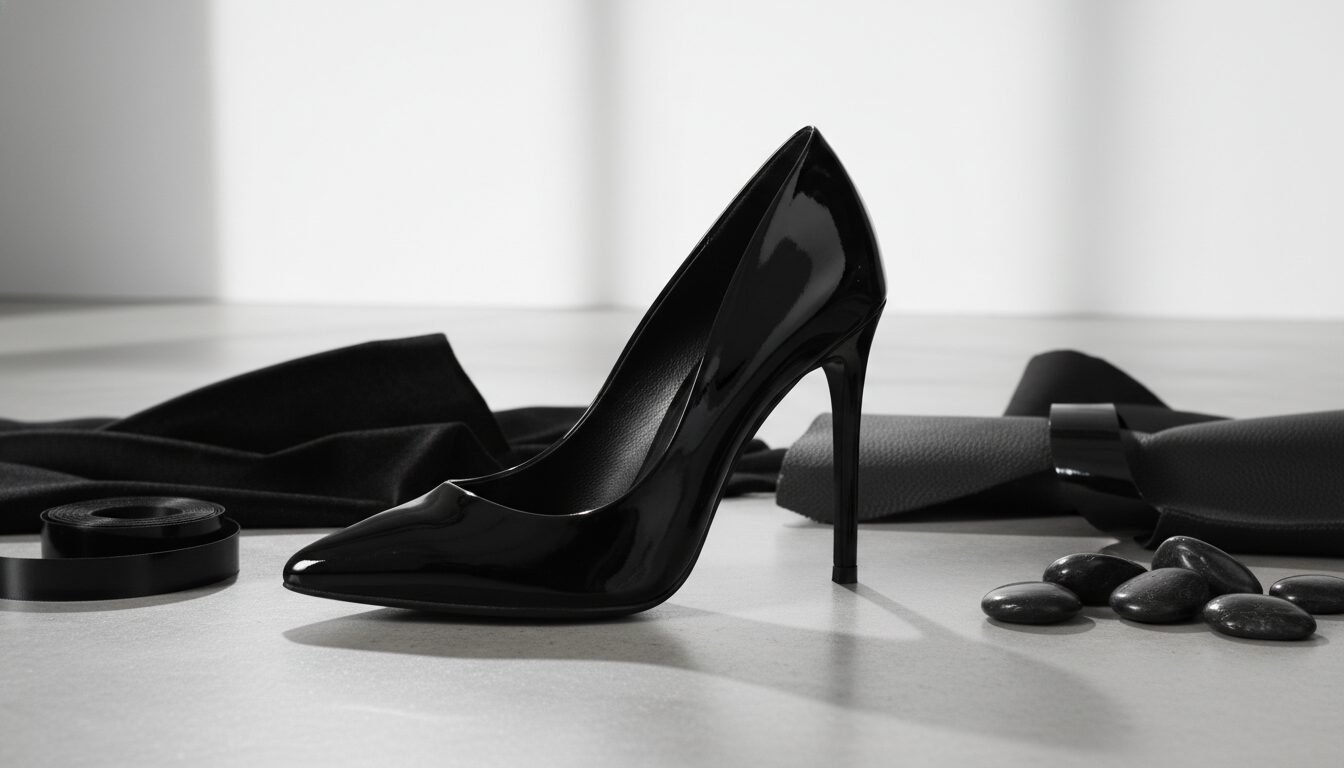 What Defines a Black Colour Heel? - black colour heel | LEXAZI