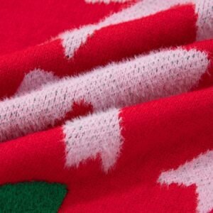 Red Bow Pearl Christmas Sweater | Holiday Sweater Sets - image 10
