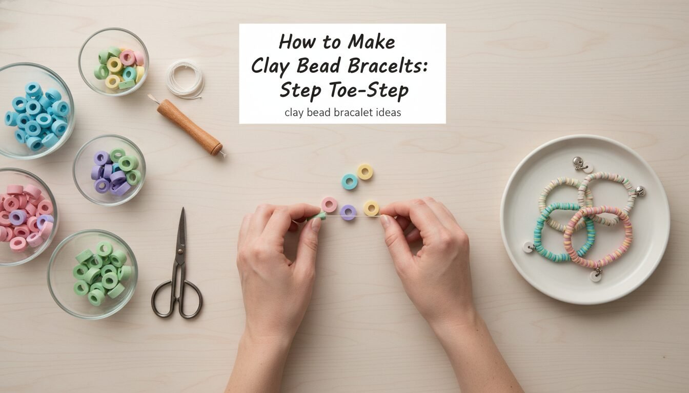 How to Make Clay Bead Bracelets: Step-by-Step - clay bead bracelet ideas | LEXAZI