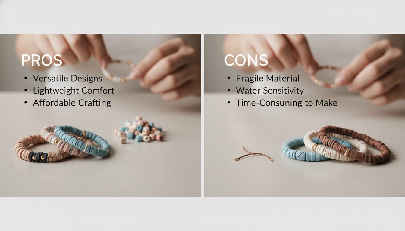 Pros and Cons of Clay Bead Bracelets - clay bead bracelet ideas | LEXAZI