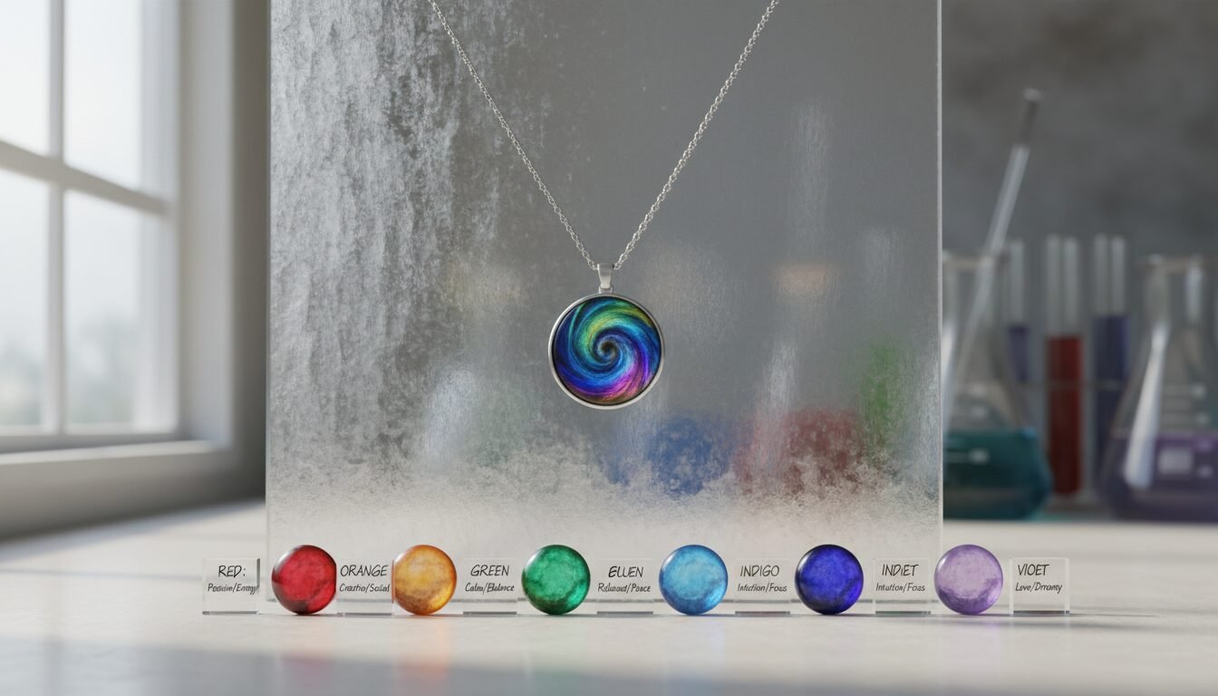 The Science Behind Mood Jewelry Magic , color meanings for mood necklace guide by LEXAZI