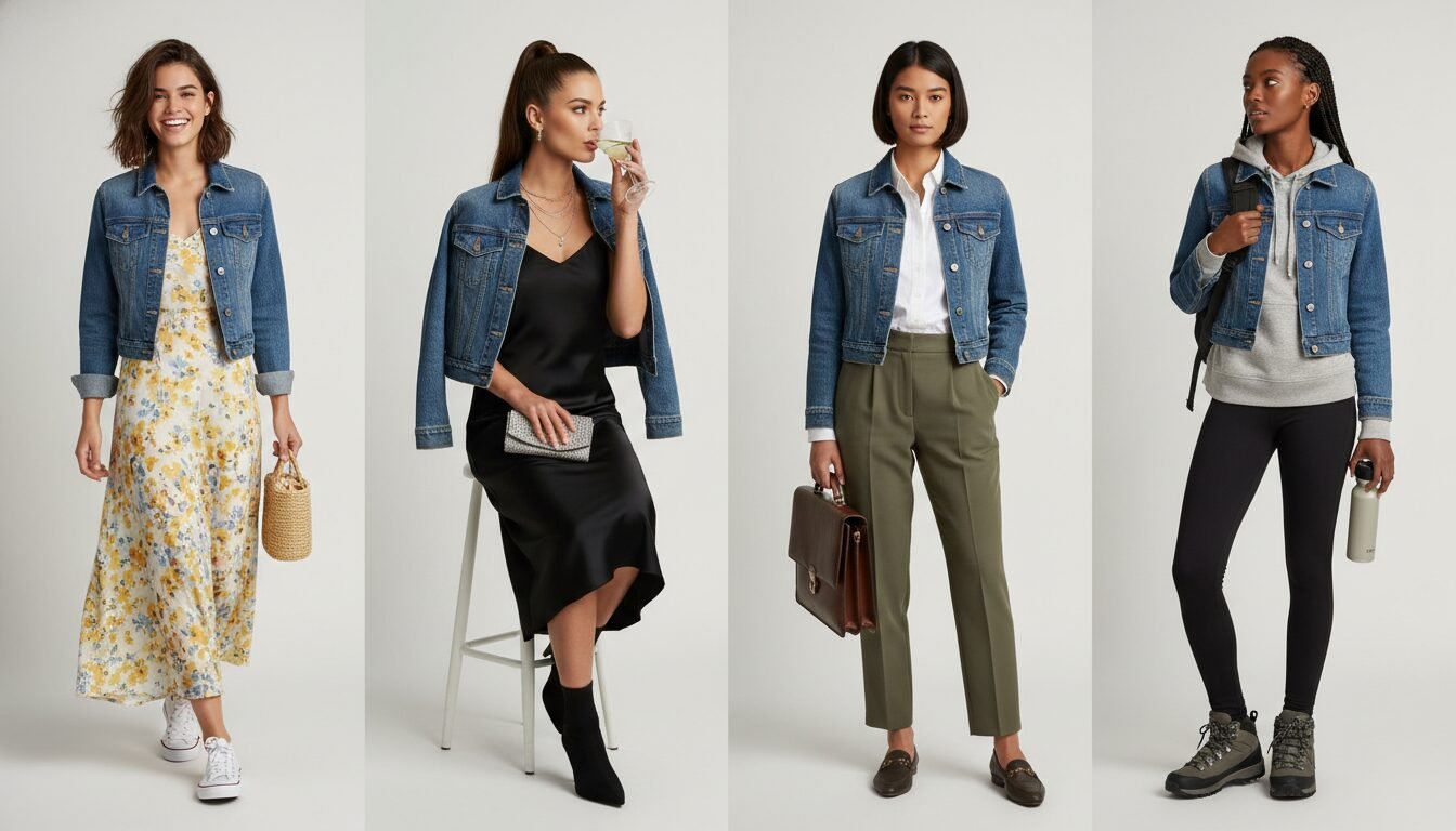 How to Style a Cropped Jean Jacket for Any Occasion - cropped denim jacket | LEXAZI
