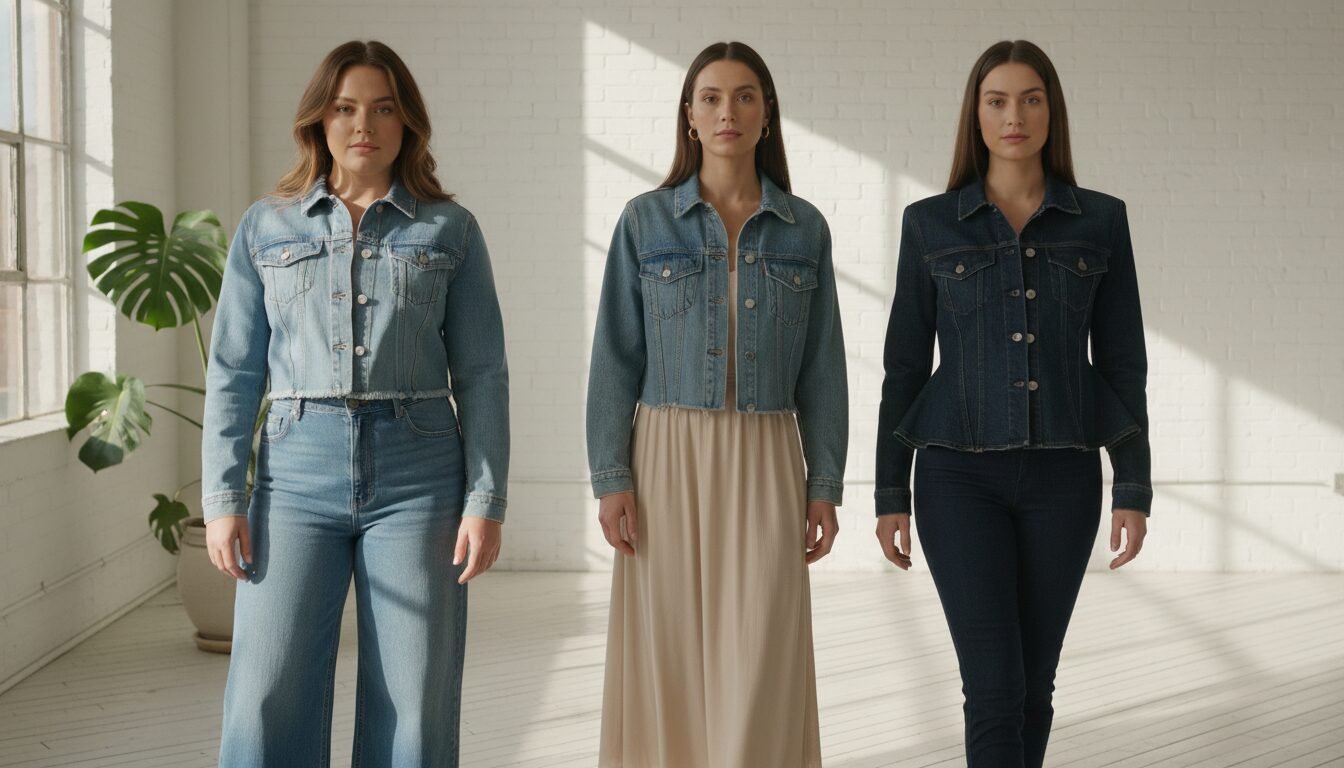 How to Choose the Right Cropped Jean Jacket for Your Body Type - cropped jean jacket | LEXAZI