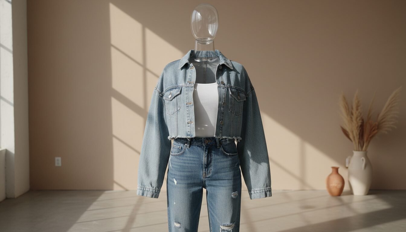 What Is a Cropped Jean Jacket? - cropped jean jacket | LEXAZI