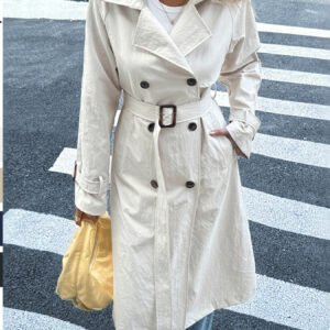 Double-Breasted Belted Trench Coat | Coats and Jackets - image 1