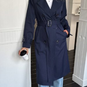 Double-Breasted Belted Trench Coat | Coats and Jackets - image 10