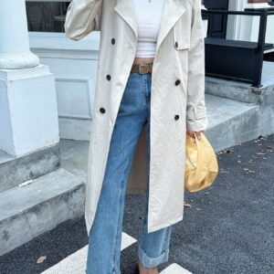 Double-Breasted Belted Trench Coat | Coats and Jackets - image 2