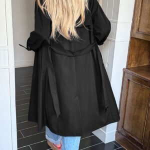 Double-Breasted Belted Trench Coat | Coats and Jackets - image 6