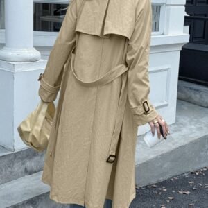 Double-Breasted Belted Trench Coat | Coats and Jackets - image 9