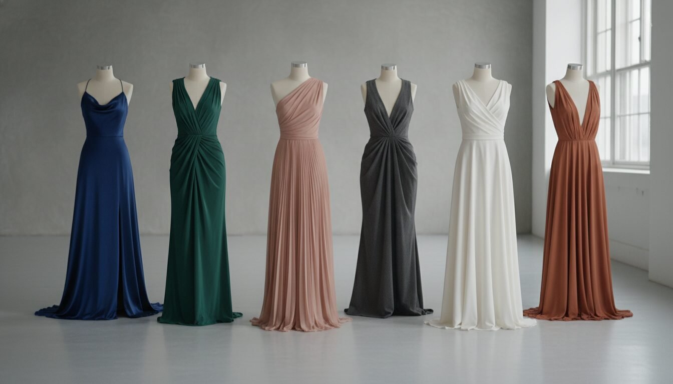 The Most Popular Fabrics for Dress with Long Styles - dress with long | LEXAZI