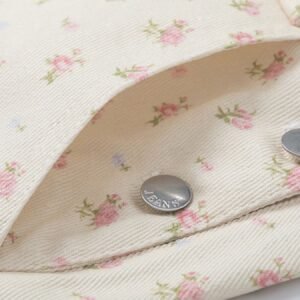 Floral Print Square Neck Overall Dress - Cotton Resort Wear - image 5