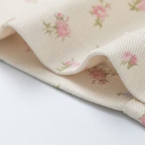 Floral Print Square Neck Overall Dress - Cotton Resort Wear - image 6
