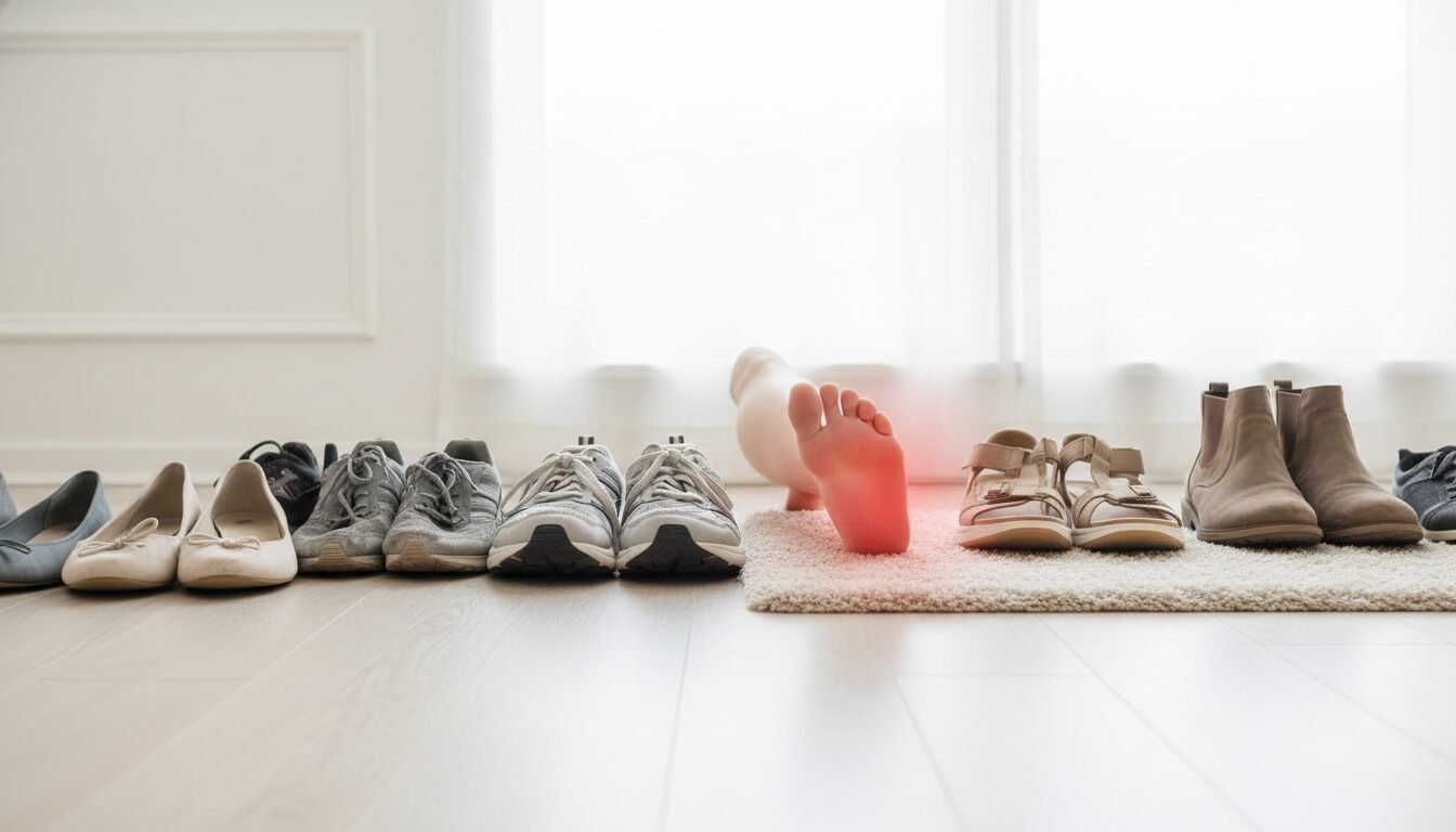 How Your Footwear Choices Affect Heel Pain - foot heel sore | LEXAZI