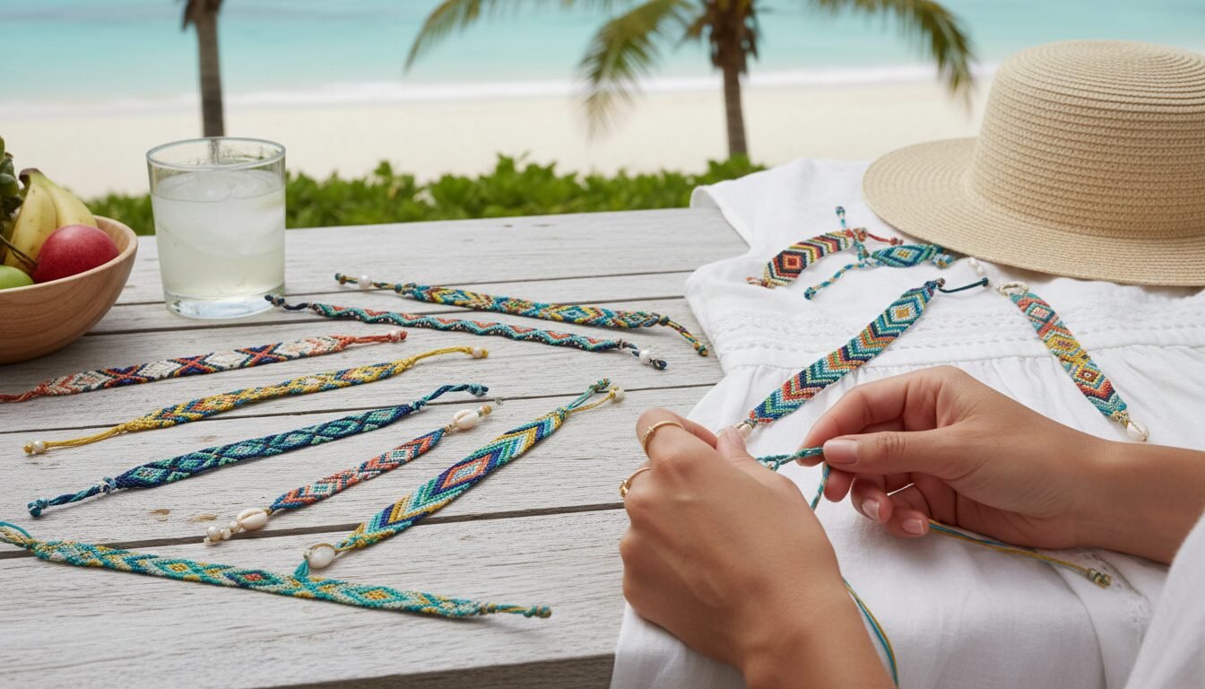 Friendship Bracelet Patterns for Resort Wear Styling - friendship bracelet patterns | LEXAZI