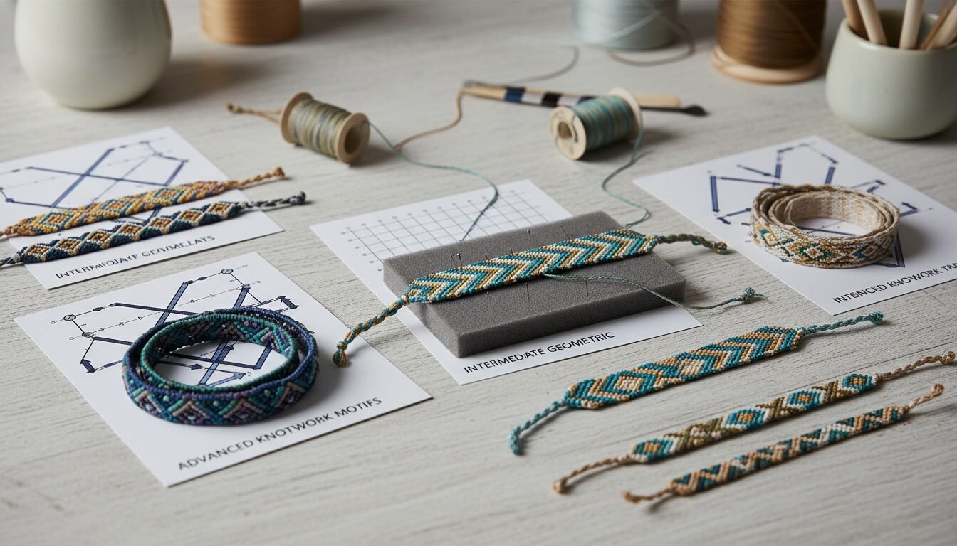 Intermediate and Advanced Designs - friendship bracelet patterns | LEXAZI