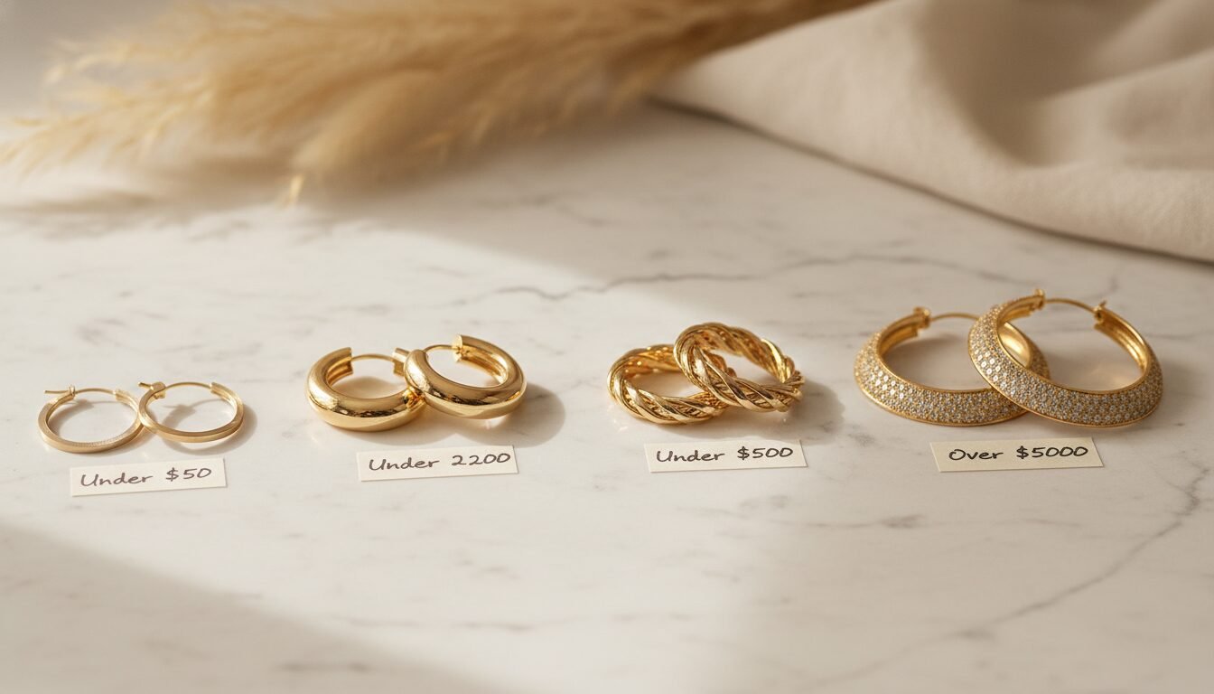 Price Guide: Gold Hoop Earrings for Women at Every Budget - gold hoop earrings for women | LEXAZI