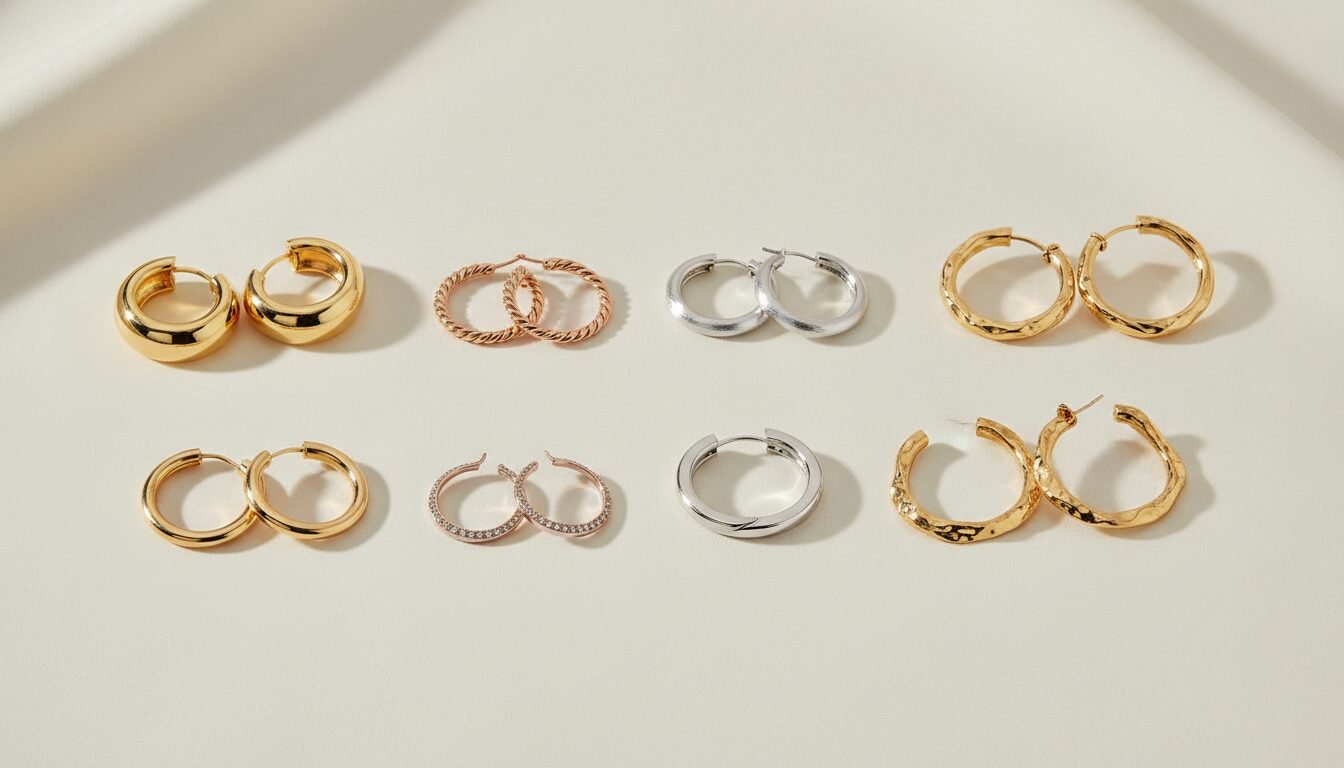 Types and Styles of Gold Hoop Earrings for Women - gold hoop earrings for women | LEXAZI