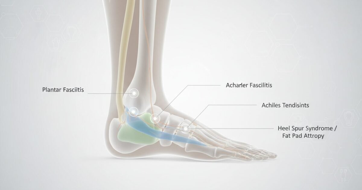 Understanding Heel Anatomy - heel pain causes | LEXAZI