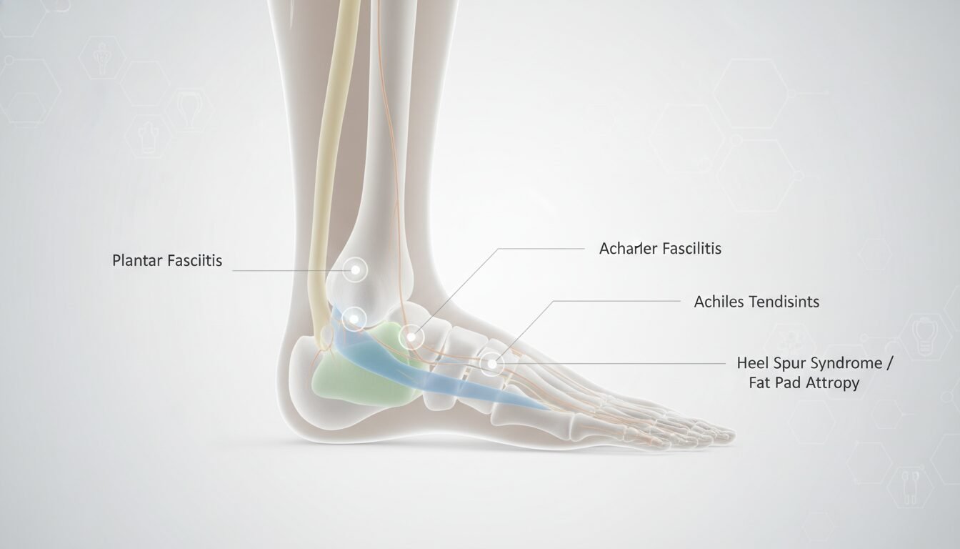 Understanding Heel Anatomy - heel pain causes | LEXAZI