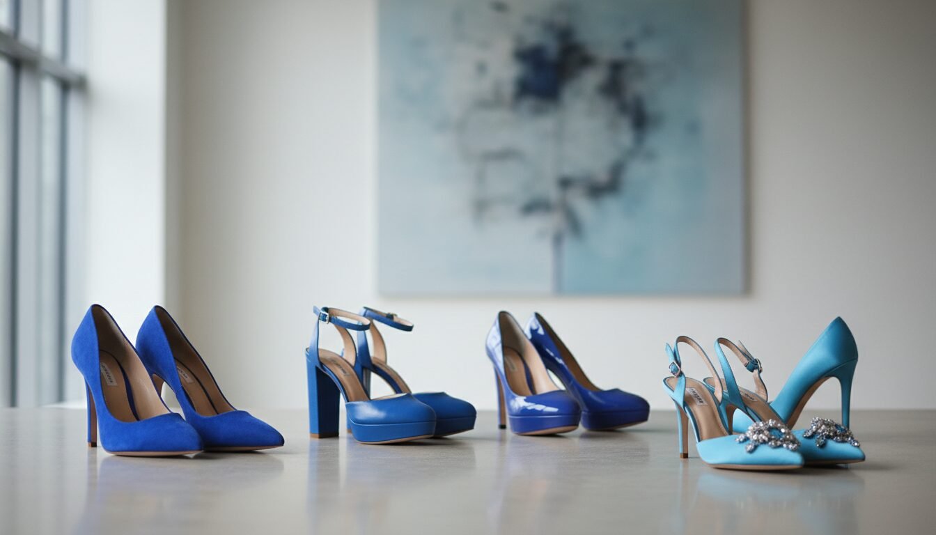 Types of Heels in Blue - heels in blue | LEXAZI