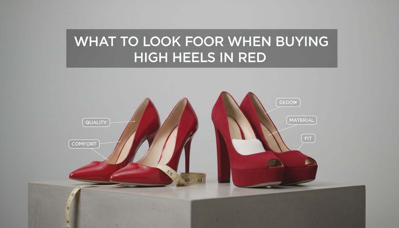 What to Look For When Buying High Heels in Red - high heels in red | LEXAZI