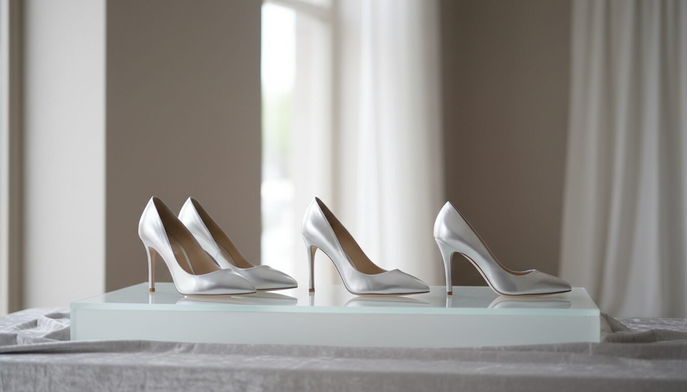 Find Your Ideal Heel Height: A Step-by-Step Guide - high heels in silver | LEXAZI