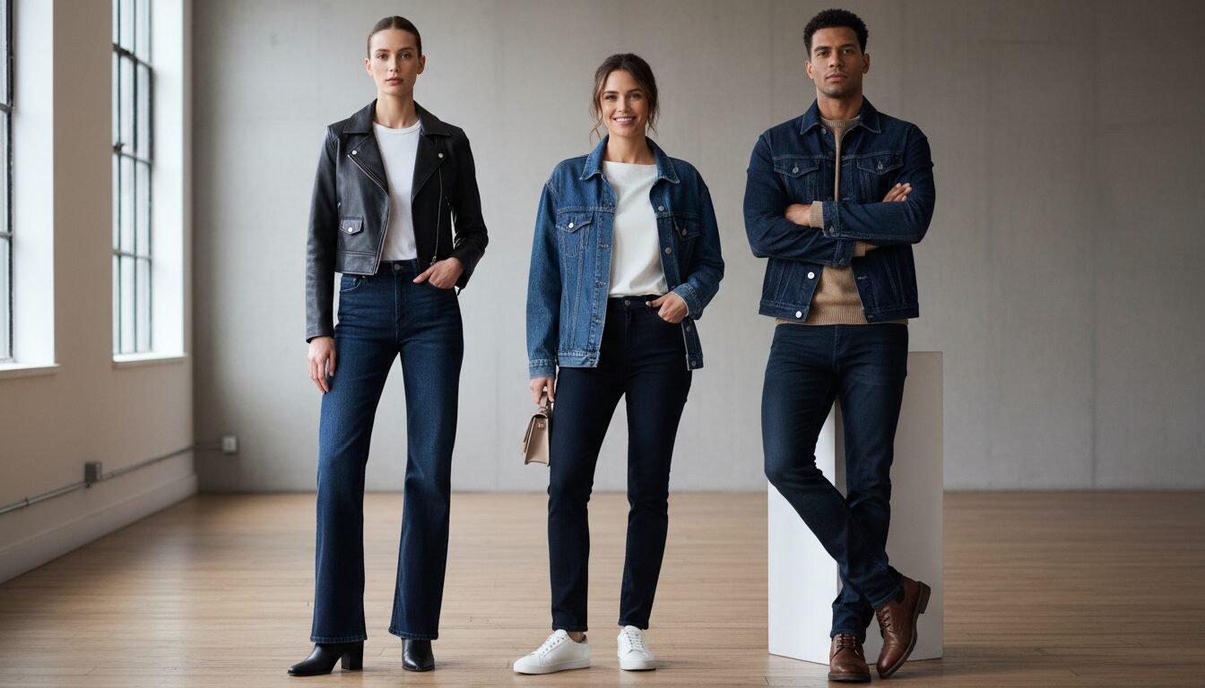 How to Nail the Look for Your Body Type - jacket and denim | LEXAZI