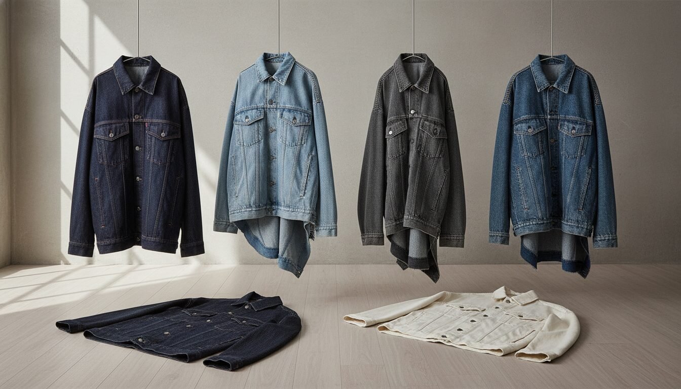 Best Materials for Oversized Jean Jackets in 2026 - jacket jeans oversized | LEXAZI