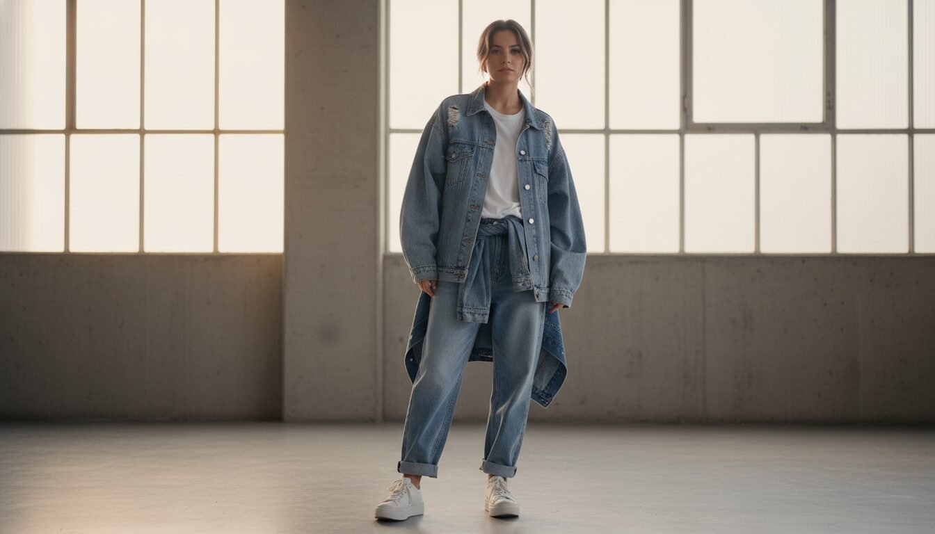 What Defines a Jacket Jeans Oversized? - jacket jeans oversized | LEXAZI