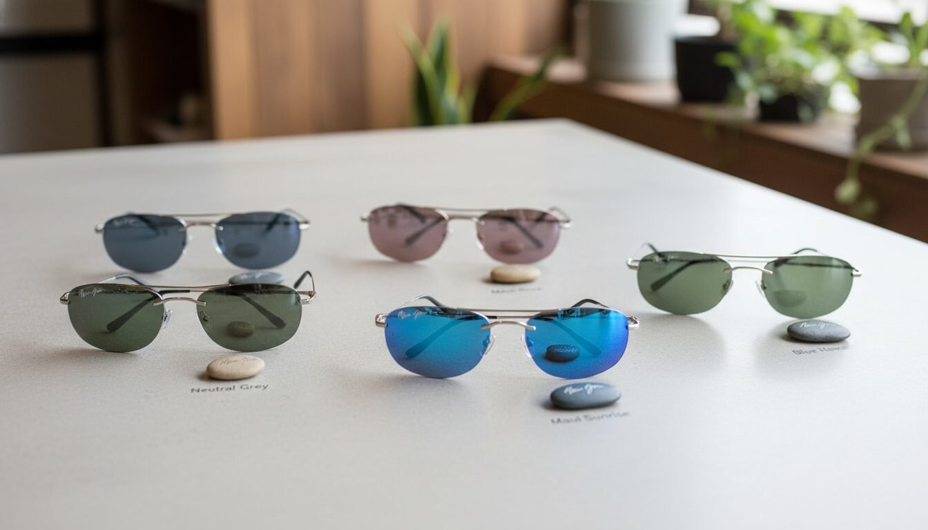 Lens Color Options for Maui Jim Sunglasses - jim maui shades | LEXAZI