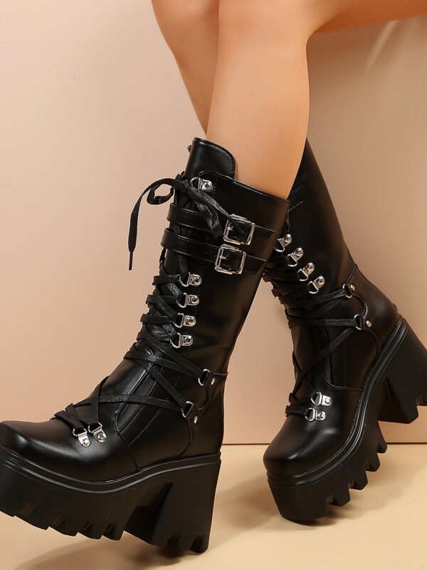 Lace-Up Platform Boots | Sneakers for Sale Womens - alternate view