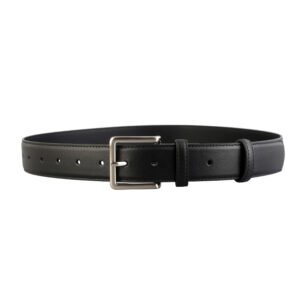 Genuine Leather Belt with Silver Buckle - Resort - image 3