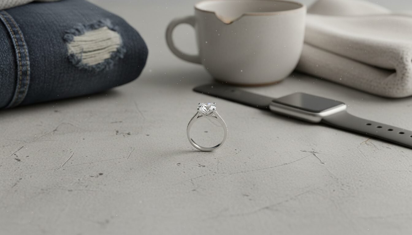 Durability and Everyday Wear - moissanite engagement ring | LEXAZI